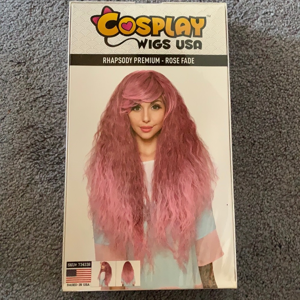Brand new pink cosplay wigs USA pink wig